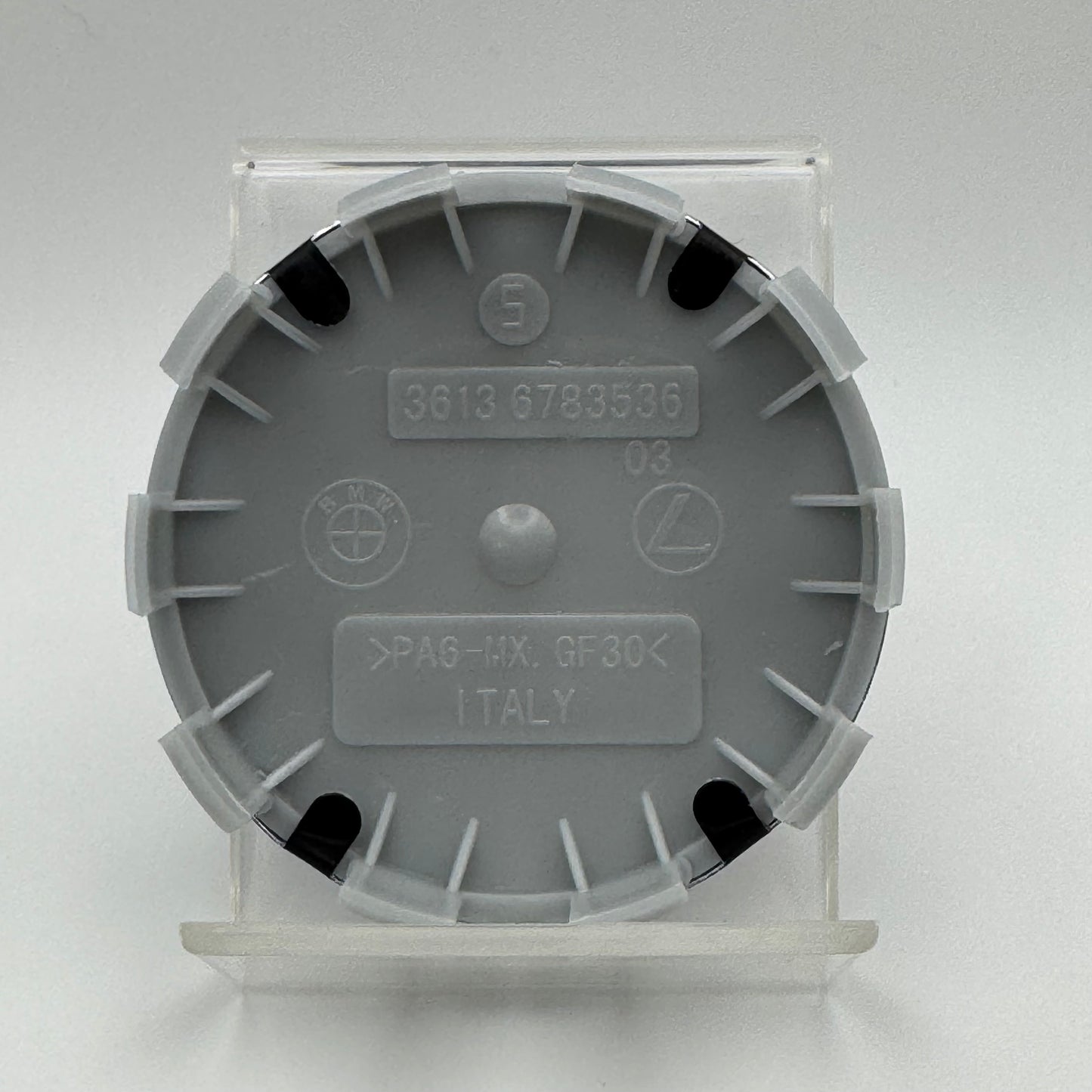 BMW Black & White Centre Caps 68mm - Set of 4