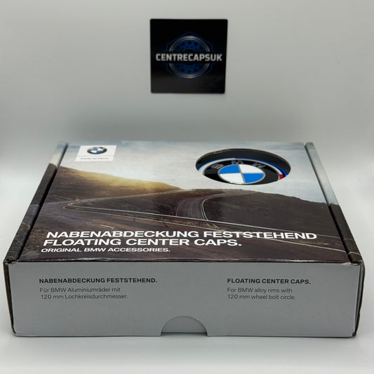 BMW 50th Anniversary Floating Centre Caps 68mm - Set of 4