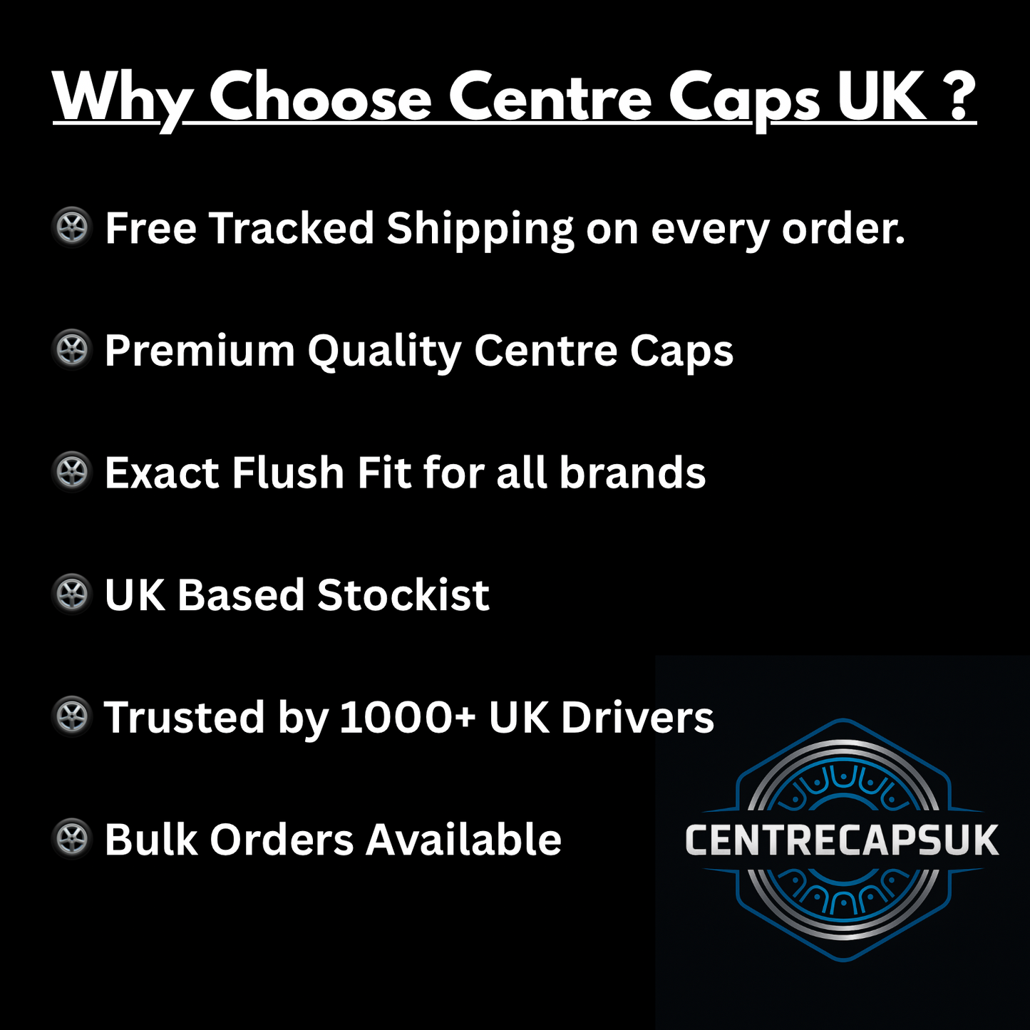BMW 50th Anniversary Floating Centre Caps 68mm - Set of 4