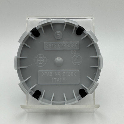 BMW Black & White Centre Caps 68mm - Set of 4