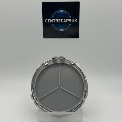 Mercedes-Benz Silver Centre Caps 75mm - Set of 4
