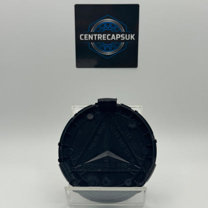 Mercedes-Benz Chrome & Black Centre Caps 75mm - Set of 4